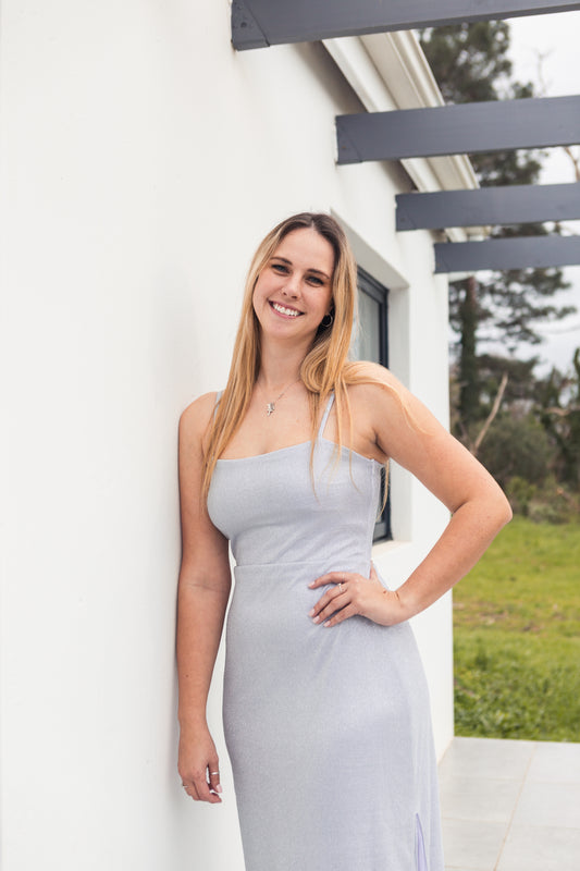 Silver Glitter Dress